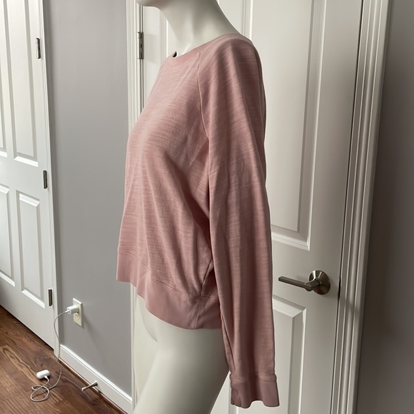J. Crew Pink Crew Neck Sweatshirt - Picture 3 of 8